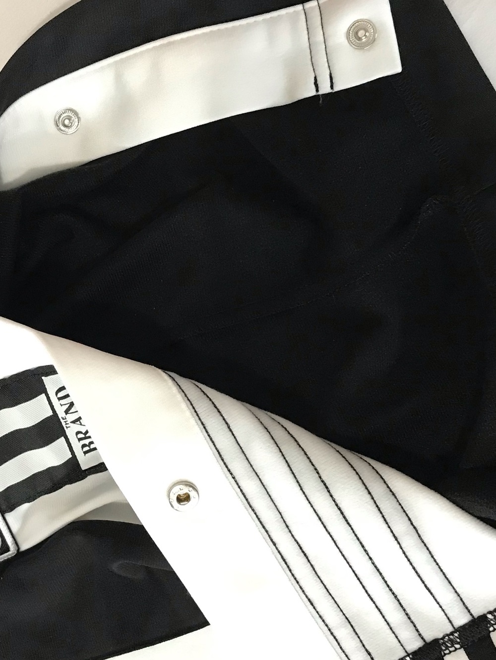 Adidas Women Adibreak Track Pants Black and White Snap-Trim Size 2X - Picture 8 of 8
